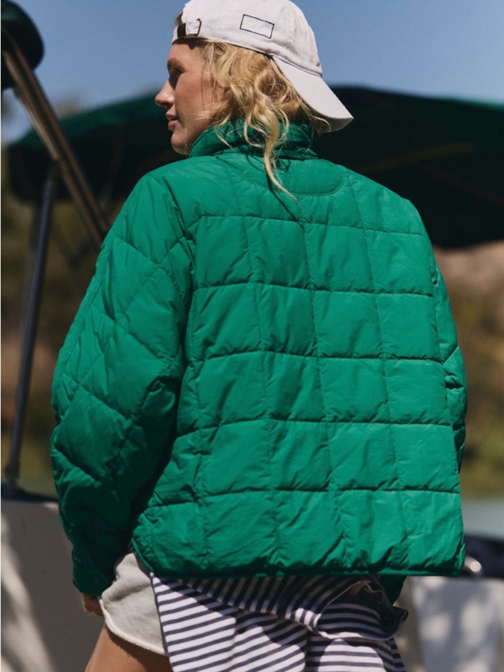 FP MOVEMENT PIPPA PACKABLE PUFFER JACKET SPORT GREEN - Picture 4 of 5